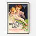 Vintage-Poster The Reckless Lady - Retro-Kino-Wanddekoration