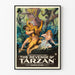 Vintage-Poster Der Rache des Tarzan Wanddekoration Dschungel