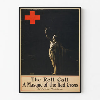 Il Richiamo - Poster vintage della Croce Rossa di Percy MacKaye