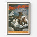 Poster vintage "Sotto la Stella Polare" - Spettacolo romantico e avventura polare