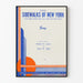 Vintage-Poster The Sidewalks of New York - Retro-Musik Wanddekoration