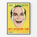 Vintage-Poster Wanddekoration The Singing Fool Al Jolson