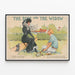 Poster vintage "The Soph and The Widow" - Illustrazione umoristica antica — quadro incorniciato alla parete