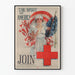 Poster vintage The Spirit of America Croix-Rouge US