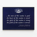 Patriotische Zitate-Poster Franklin D. Roosevelt — gerahmtes Bild an der Wand