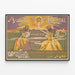 Vintage-Poster The Sunday Journal 28. März - Retro-Wanddekoration — gerahmtes Bild an der Wand