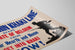 Vintage-Militärposter The Thin Khaki Line — Ansicht des Kunstwerks