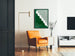 Poster design minimalista verde e bianco The Western Wind