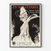 Vintage-Kino-Poster En Nattfjäril Wanddekoration