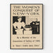 Poster storico La conquista delle donne di New York 1908