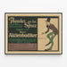 Vintage-Poster Theater Der Aktienhändler - Retro-Wanddekoration — gerahmtes Bild an der Wand