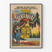 Vintage Poster of Belleville Theatre Paris Centennial Review
