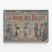 Poster antico Teatro della Comédie Parisienne - La Regina delle Halles — quadro incorniciato alla parete