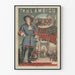 Plakat des Theaters Ambigu - Der Sohn von Porthos