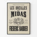 Poster Teatro Le Orecchie di Mida di Frédéric Barbier