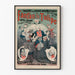 Poster antico OPÉRA COMIQUE Fanfan la Tulipe Teatro delle Folies Drammatiche