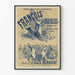 Poster Teatro delle Folies-Dramatiques François Le Bas Bleus