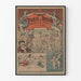 Poster Teatro Francese Rivista Féerie Parigi-Ruana Costumi Choubrac