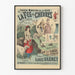 Vintage poster of the theater The Fairy with the Goats comic opera