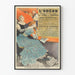 Poster vintage Teatro Nazionale dell'Odéon - Abbonamento Serate Classiche 1890-1891