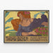 Poster vintage Theodor Beyer Kunst-Anstalt Dresda — quadro incorniciato alla parete
