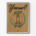 Vintage-Poster Thermos mit bunten Kreisen