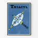 Poster pubblicitario vintage di solfamide Thiacyl