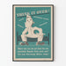 Vintage-Poster Think It Over für Retro-Wanddekoration