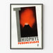 Vintage-Poster Thiophyl Furonculoze Vulkan rot und schwarz