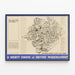 Technisches Vintage-Poster des Bristol Hercules Motors – Industrielle Wanddekoration — gerahmtes Bild an der Wand