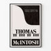 Poster del concerto di Thomas McIntosh al Centro Culturale Nazionale 1984
