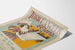 Vintage-Poster Thrice a Week World für Wanddekoration