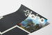 Decorative poster Ticino with lakeside landscape and palm trees