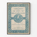 Poster Art Nouveau Vintage - Rivista Biblioteconomia 1903