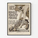 Norwegischer Vintage-Poster für Buchlotterie