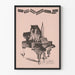 Poster artistico Tin Pan Alley rivista musicale vintage
