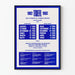 Poster vintage TOEFL 1982-1983 - Calendario Esami di Inglese