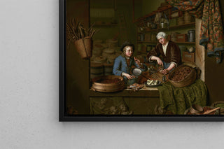 Reproduction Une épicerie - Willem van Mieris