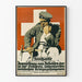 Historical poster for the exhibition of works by German prisoners of war interned in Switzerland