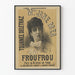 Poster vintage tournato Jane Méa - Froufrou pièce in 5 atti