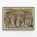 Altes Poster Paris Ende des Jahrhunderts - Tour H. de Langlay — gerahmtes Bild an der Wand