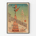 Poster vintage Ippodromo Lavoro Pyramide Mazus & Abachi