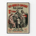 Vintage Poster Everyone Reads the Supplement of the Petit Journal