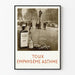 Vintage-Poster Husten Emphysem Asthma - Retro medizinische Wanddekoration