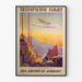 Vintage Poster of Transpacific Flight by Pan American Airways
