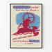 Poster vintage trasporto - Evita gli ingorghi per un viaggio fluido