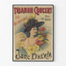 Vintage-Poster Trianon Konzert mit Jane Dhénin