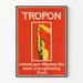 Poster pubblicitario vintage Tropon Albumen