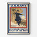 Recruitment Poster U.S. Navy - Help Your Country Enlist in the Navy