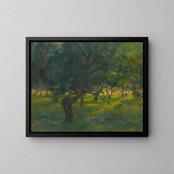 Landschaft - Ludovit Pitthordt — gerahmtes Bild an der Wand